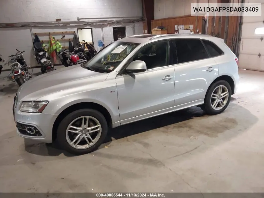 2013 Audi Q5 3.0T Premium Plus VIN: WA1DGAFP8DA033409 Lot: 40855544