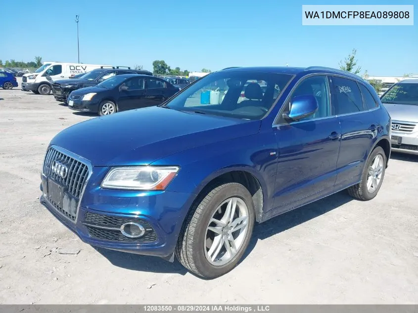 2014 Audi Q5 VIN: WA1DMCFP8EA089808 Lot: 12083550