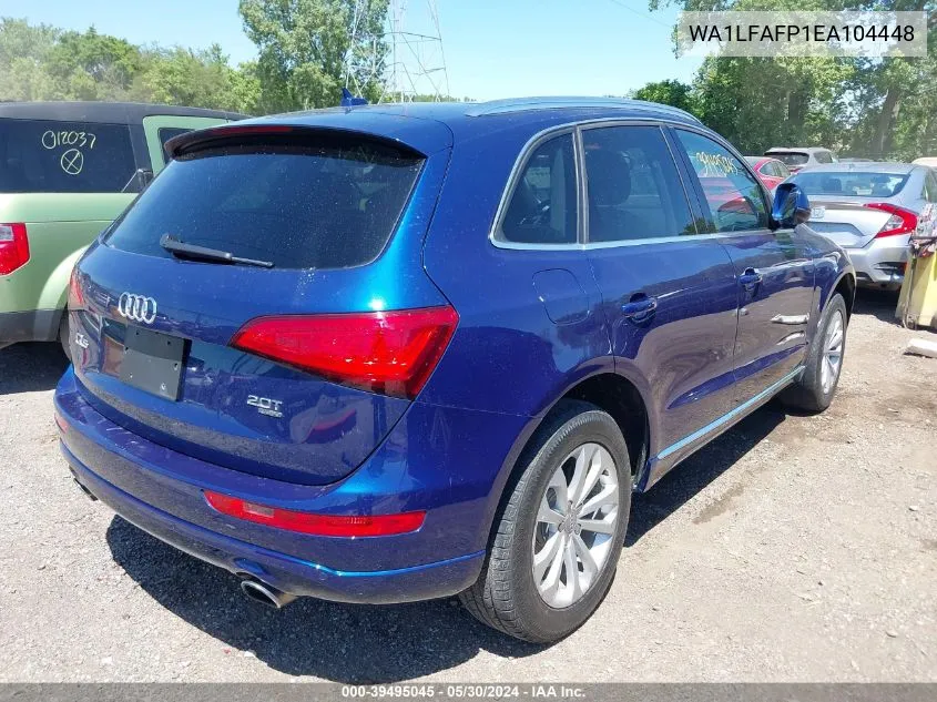 2014 Audi Q5 2.0T Premium VIN: WA1LFAFP1EA104448 Lot: 39495045