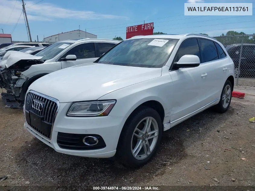 WA1LFAFP6EA113761 2014 Audi Q5 2.0T Premium