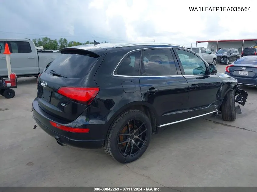 2014 Audi Q5 2.0T Premium VIN: WA1LFAFP1EA035664 Lot: 39842269