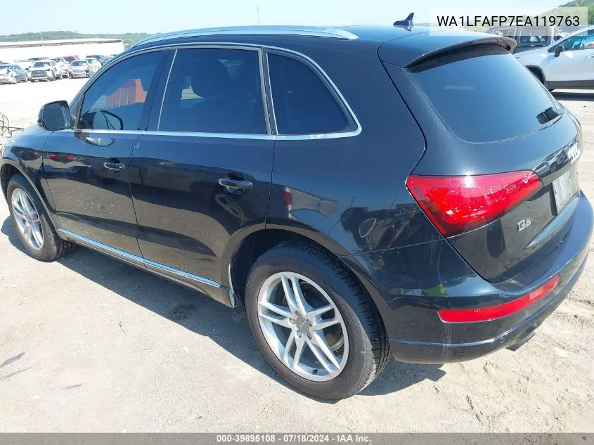 2014 Audi Q5 2.0T Premium VIN: WA1LFAFP7EA119763 Lot: 39895108