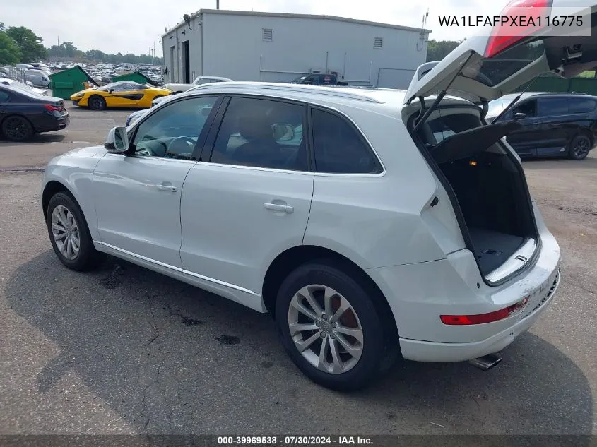 WA1LFAFPXEA116775 2014 Audi Q5 2.0T Premium