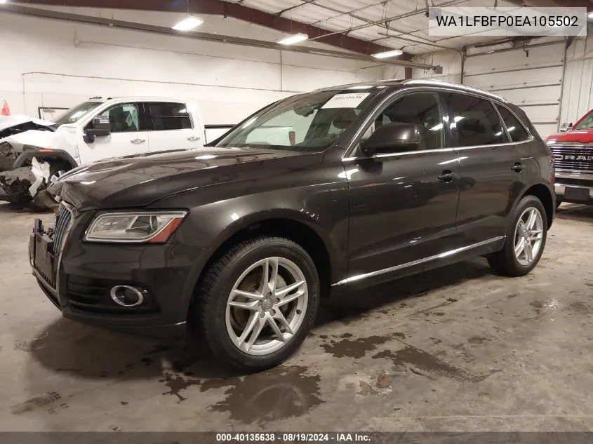 WA1LFBFP0EA105502 2014 Audi Q5 2.0T Premium