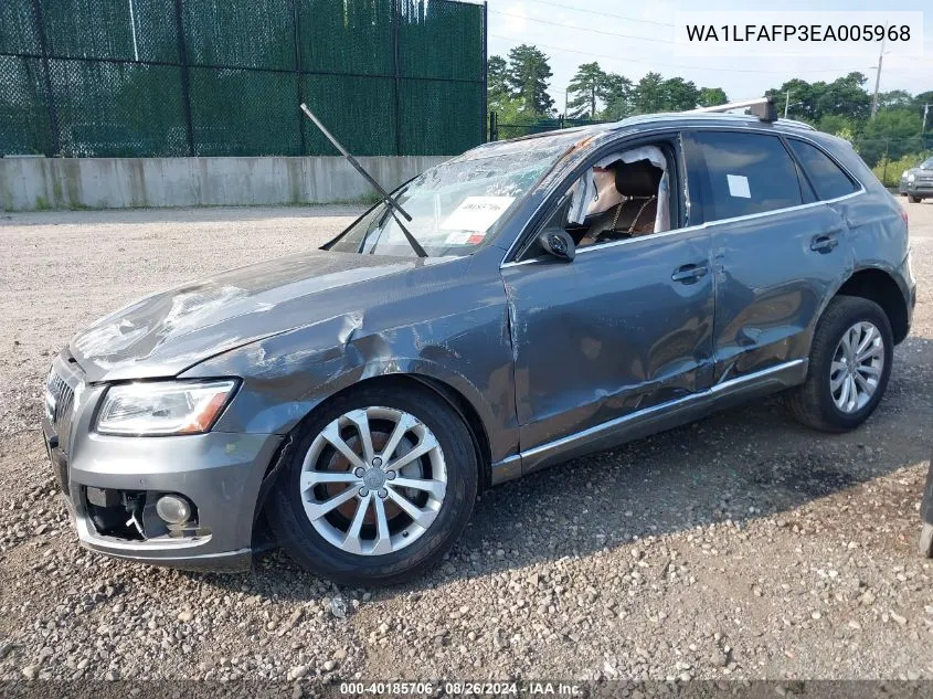 2014 Audi Q5 2.0T Premium VIN: WA1LFAFP3EA005968 Lot: 40185706