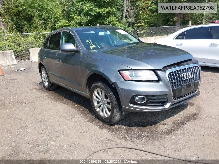 2014 Audi Q5 2.0T Premium VIN: WA1LFAFP8EA052798 Lot: 40194358