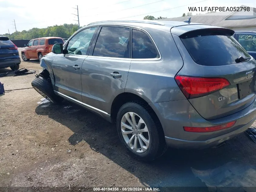 2014 Audi Q5 2.0T Premium VIN: WA1LFAFP8EA052798 Lot: 40194358