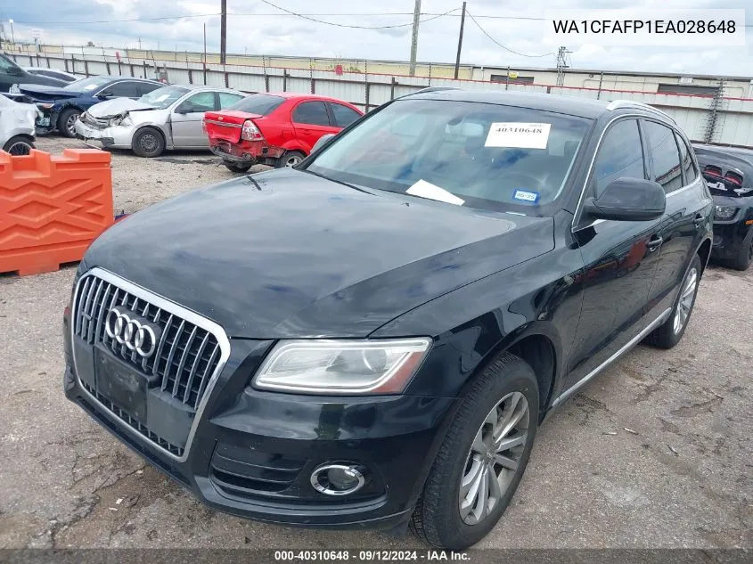 WA1CFAFP1EA028648 2014 Audi Q5 Premium