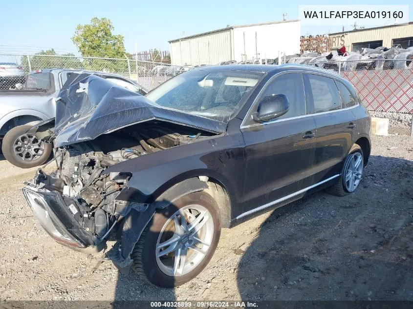 2014 Audi Q5 2.0T Premium VIN: WA1LFAFP3EA019160 Lot: 40325899