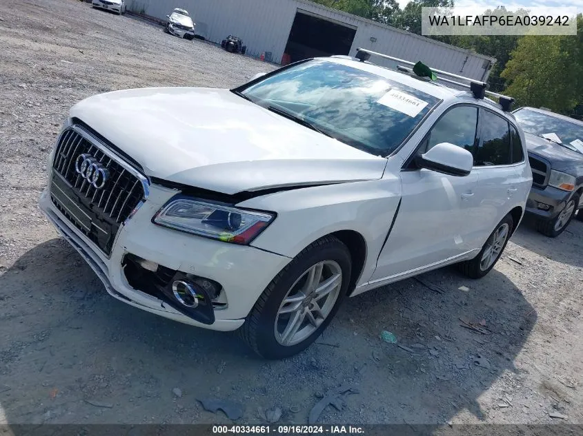 2014 Audi Q5 2.0T Premium VIN: WA1LFAFP6EA039242 Lot: 40334661