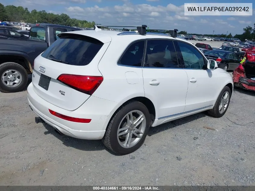 2014 Audi Q5 2.0T Premium VIN: WA1LFAFP6EA039242 Lot: 40334661