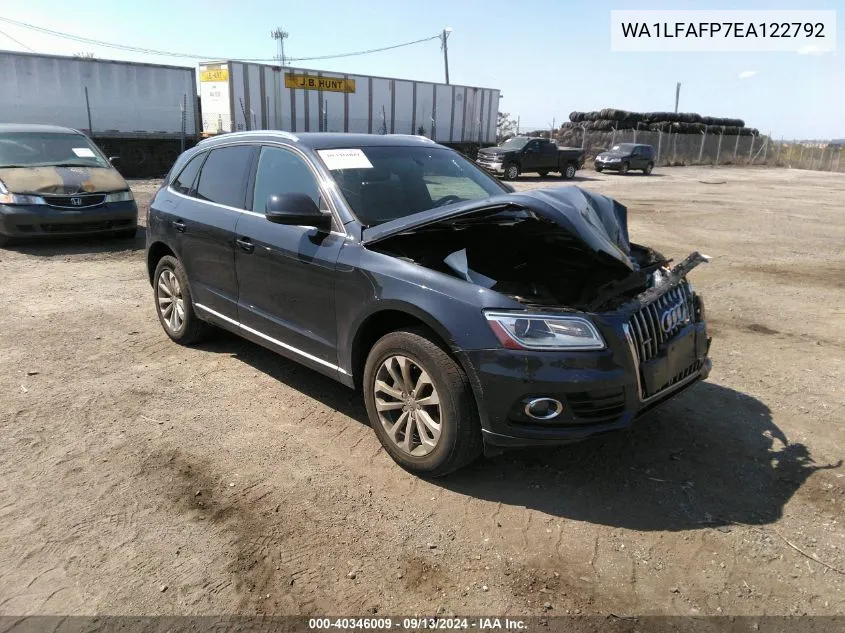 WA1LFAFP7EA122792 2014 Audi Q5 2.0T Premium