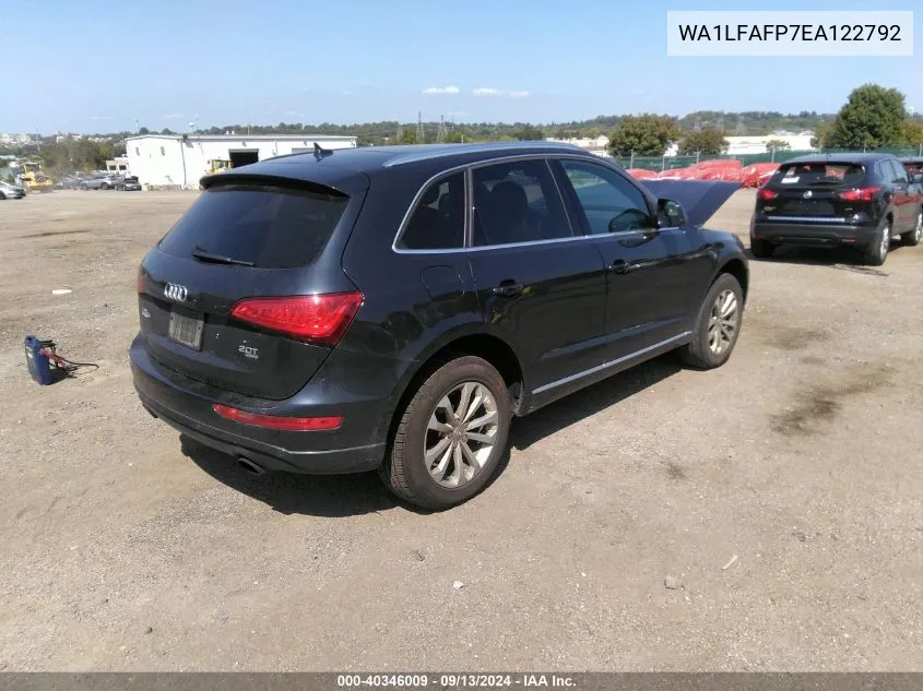 WA1LFAFP7EA122792 2014 Audi Q5 2.0T Premium