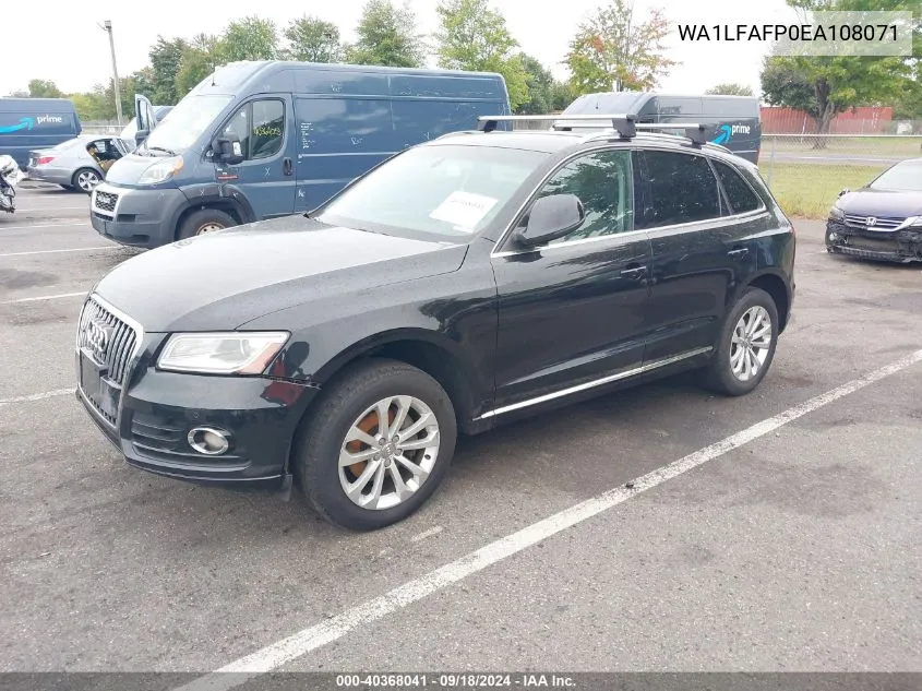 2014 Audi Q5 Premium Plus VIN: WA1LFAFP0EA108071 Lot: 40368041