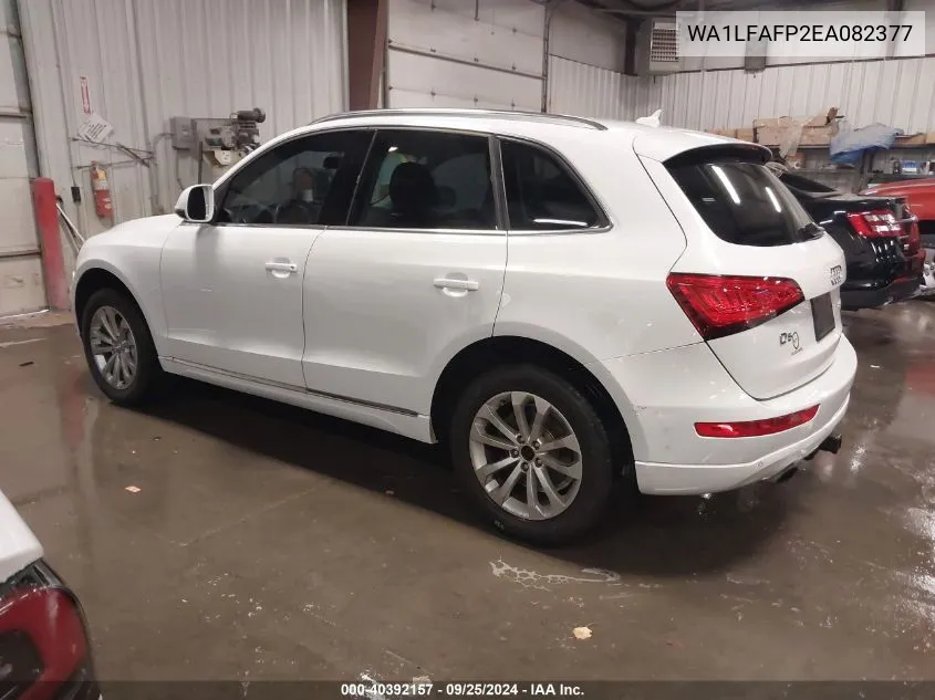 2014 Audi Q5 2.0T Premium VIN: WA1LFAFP2EA082377 Lot: 40392157