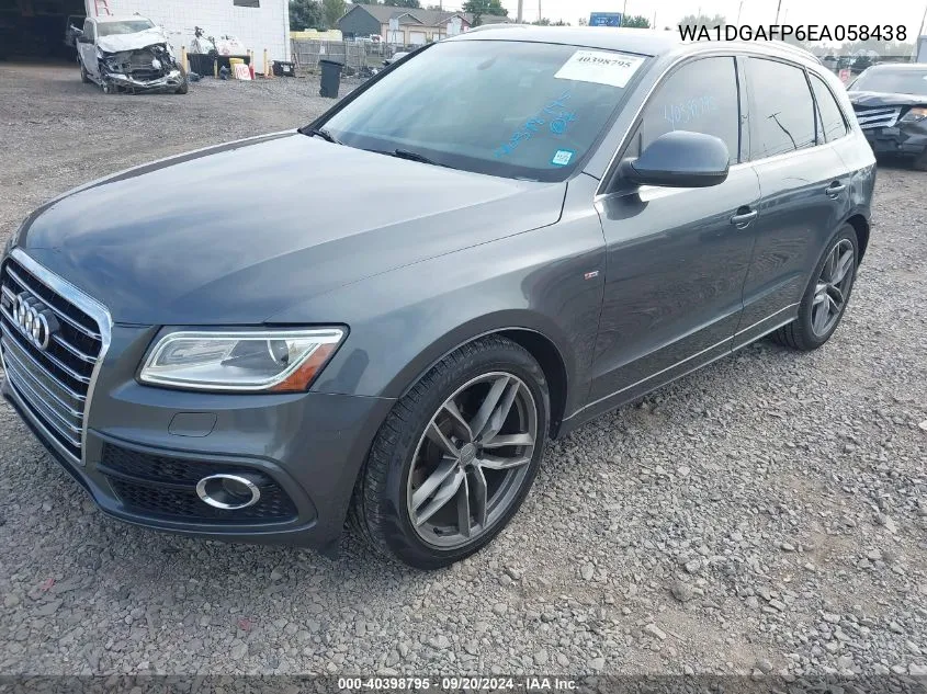 WA1DGAFP6EA058438 2014 Audi Q5 3.0T Premium Plus