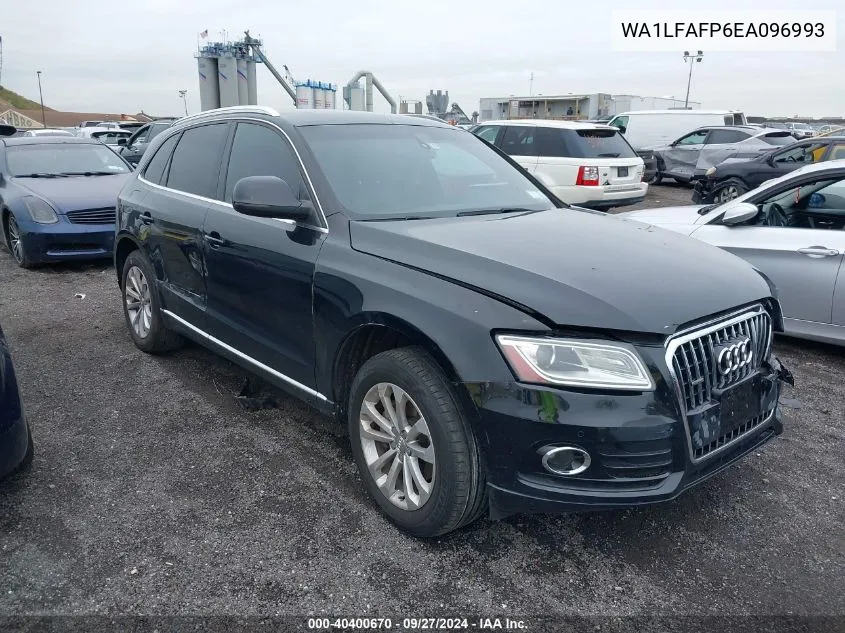 2014 Audi Q5 2.0T Premium VIN: WA1LFAFP6EA096993 Lot: 40400670