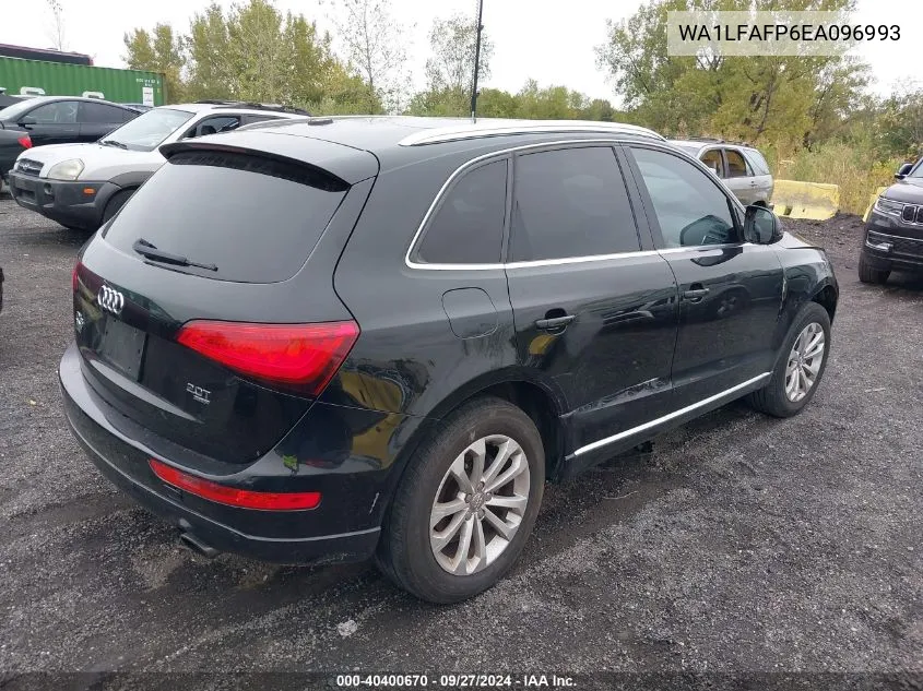 2014 Audi Q5 2.0T Premium VIN: WA1LFAFP6EA096993 Lot: 40400670