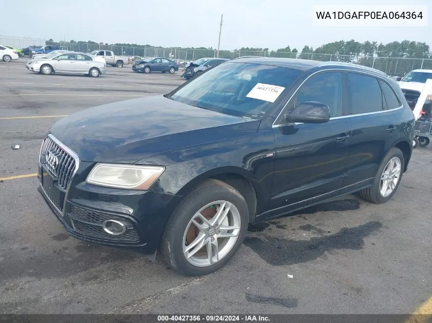 2014 Audi Q5 Premium Plus VIN: WA1DGAFP0EA064364 Lot: 40427356