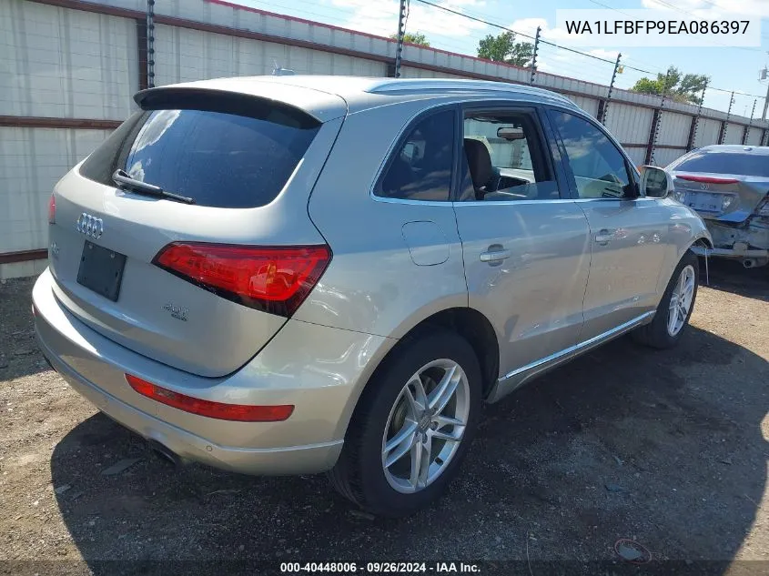 2014 Audi Q5 2.0T Premium VIN: WA1LFBFP9EA086397 Lot: 40448006