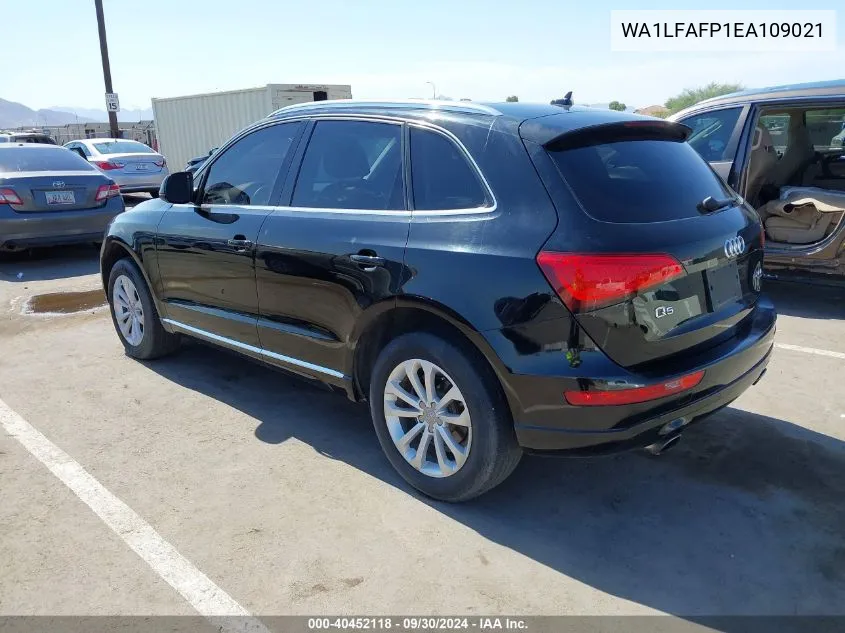 2014 Audi Q5 2.0T Premium VIN: WA1LFAFP1EA109021 Lot: 40452118