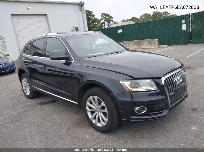 WA1LFAFP6EA072838 2014 Audi Q5 2.0T Premium