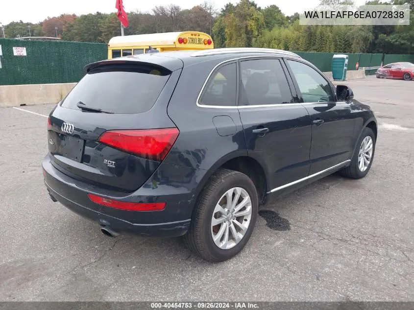 WA1LFAFP6EA072838 2014 Audi Q5 2.0T Premium