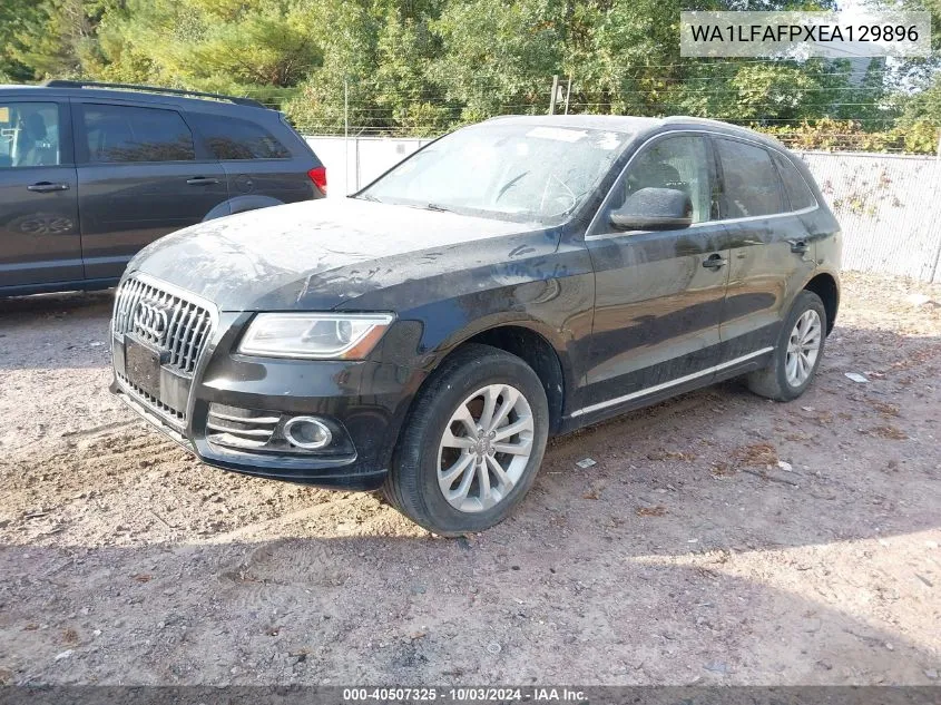 2014 Audi Q5 2.0T Premium VIN: WA1LFAFPXEA129896 Lot: 40507325