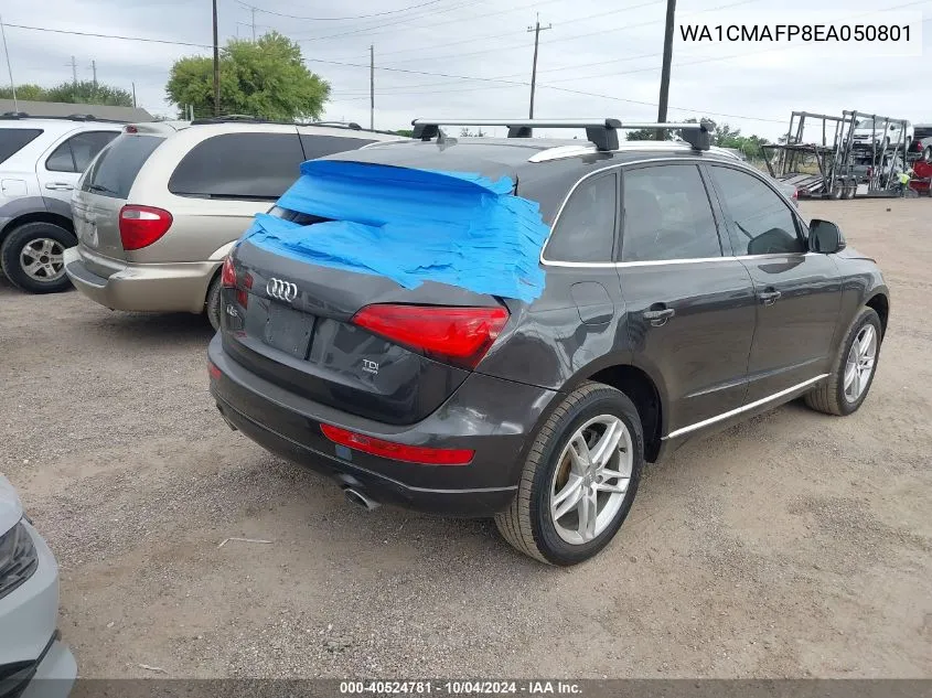 2014 Audi Q5 3.0 Tdi Premium Plus VIN: WA1CMAFP8EA050801 Lot: 40524781