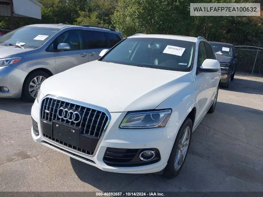 2014 Audi Q5 2.0T Premium VIN: WA1LFAFP7EA100632 Lot: 40592657