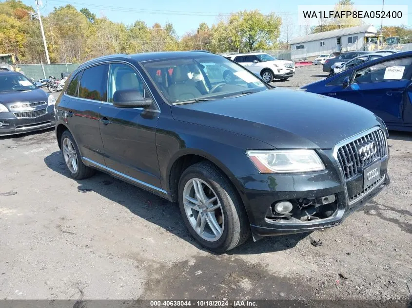 2014 Audi Q5 2.0T Premium VIN: WA1LFAFP8EA052400 Lot: 40638044