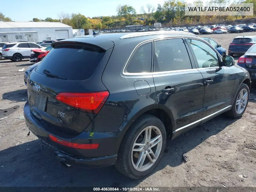 2014 Audi Q5 2.0T Premium VIN: WA1LFAFP8EA052400 Lot: 40638044