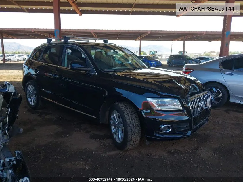 WA1CFAFP8EA091441 2014 Audi Q5 2.0T Premium