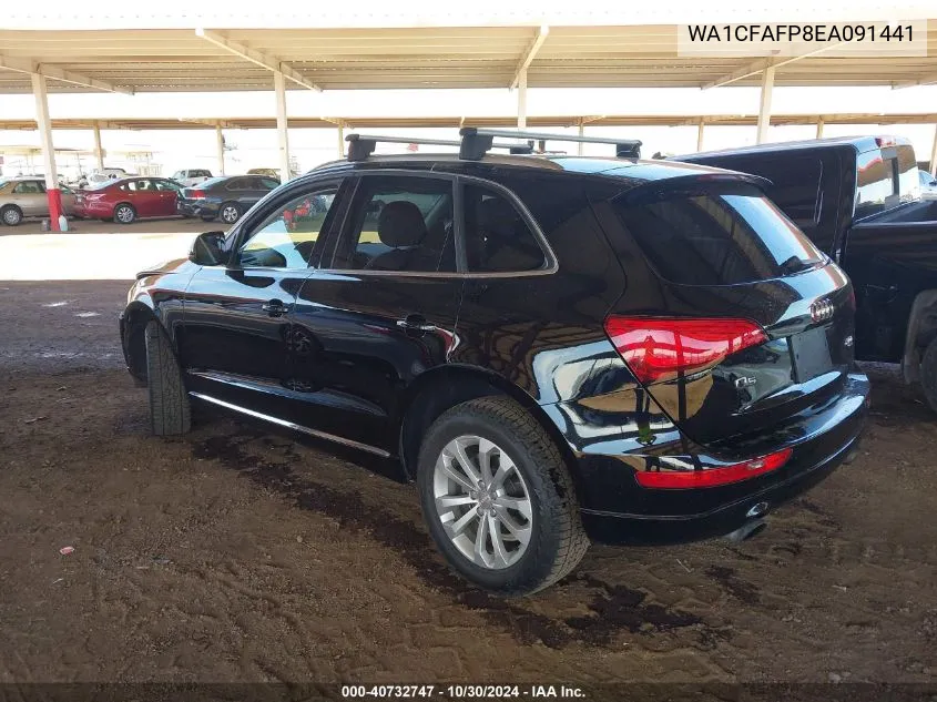 WA1CFAFP8EA091441 2014 Audi Q5 2.0T Premium