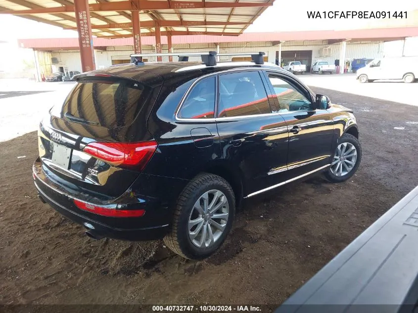 2014 Audi Q5 2.0T Premium VIN: WA1CFAFP8EA091441 Lot: 40732747