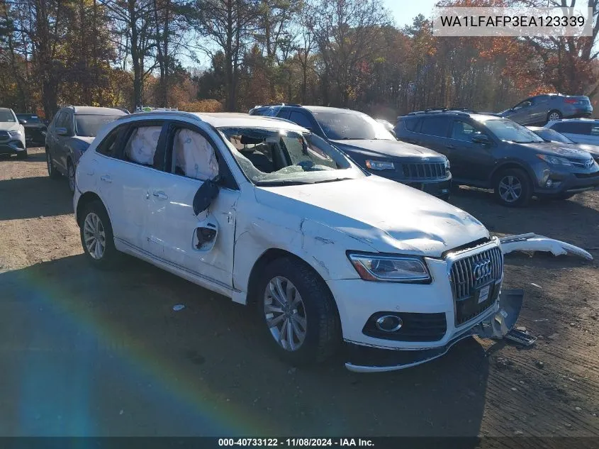 2014 Audi Q5 2.0T Premium VIN: WA1LFAFP3EA123339 Lot: 40733122