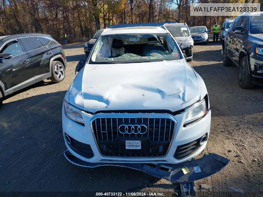 2014 Audi Q5 2.0T Premium VIN: WA1LFAFP3EA123339 Lot: 40733122