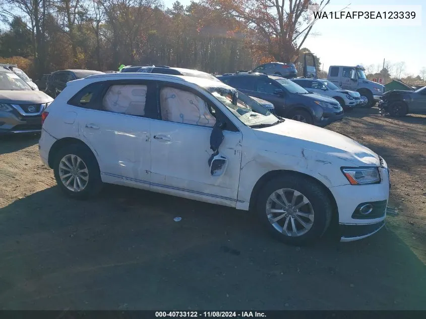 2014 Audi Q5 2.0T Premium VIN: WA1LFAFP3EA123339 Lot: 40733122