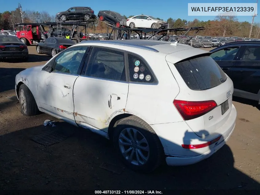 2014 Audi Q5 2.0T Premium VIN: WA1LFAFP3EA123339 Lot: 40733122