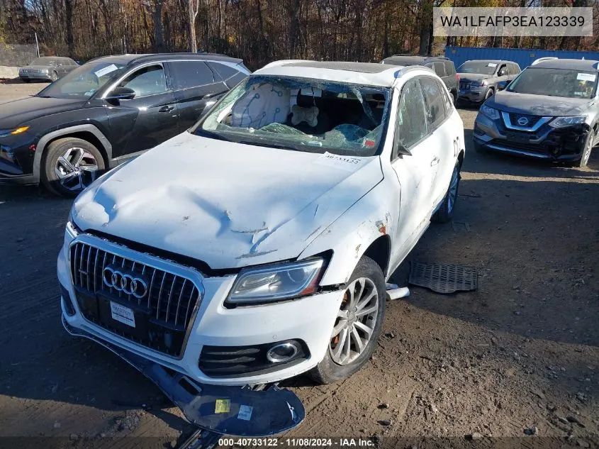 2014 Audi Q5 2.0T Premium VIN: WA1LFAFP3EA123339 Lot: 40733122