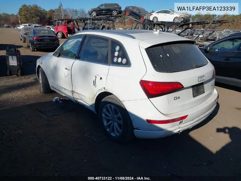 2014 Audi Q5 2.0T Premium VIN: WA1LFAFP3EA123339 Lot: 40733122