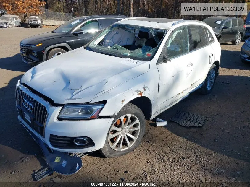 2014 Audi Q5 2.0T Premium VIN: WA1LFAFP3EA123339 Lot: 40733122