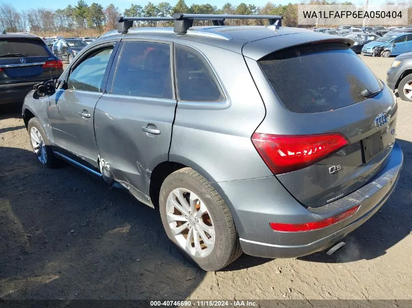 2014 Audi Q5 2.0T Premium VIN: WA1LFAFP6EA050404 Lot: 40746690