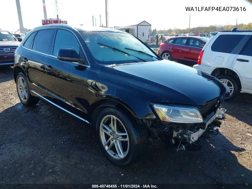 2014 Audi Q5 2.0T Premium VIN: WA1LFAFP4EA073616 Lot: 40748455