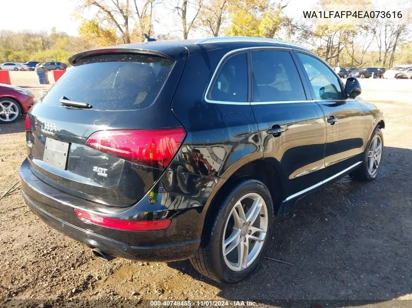 2014 Audi Q5 2.0T Premium VIN: WA1LFAFP4EA073616 Lot: 40748455