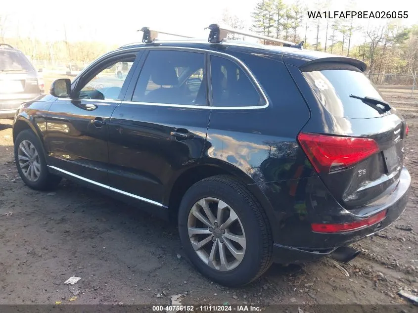 2014 Audi Q5 2.0T Premium VIN: WA1LFAFP8EA026055 Lot: 40756152