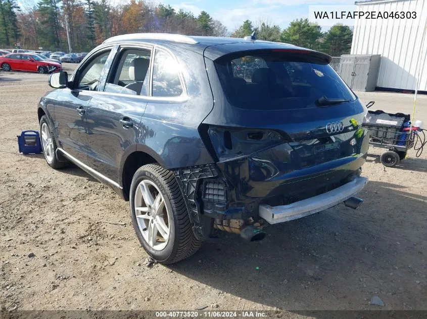 2014 Audi Q5 2.0T Premium VIN: WA1LFAFP2EA046303 Lot: 40773520