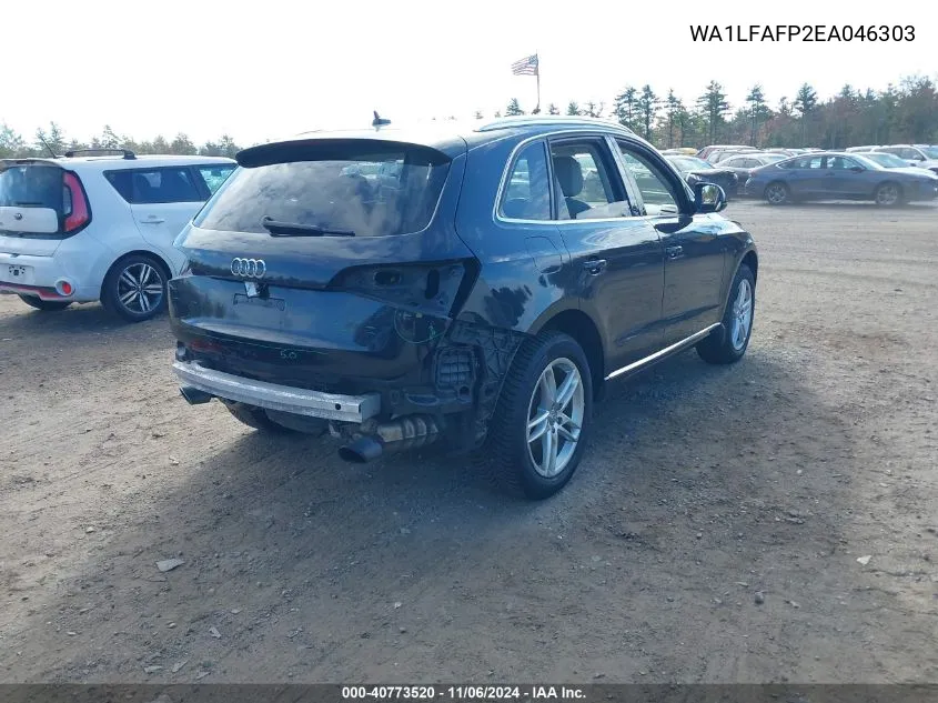 2014 Audi Q5 2.0T Premium VIN: WA1LFAFP2EA046303 Lot: 40773520