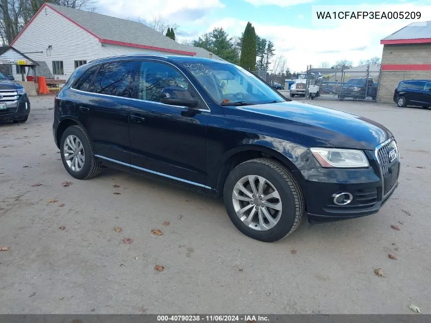 2014 Audi Q5 2.0T Premium VIN: WA1CFAFP3EA005209 Lot: 40790238