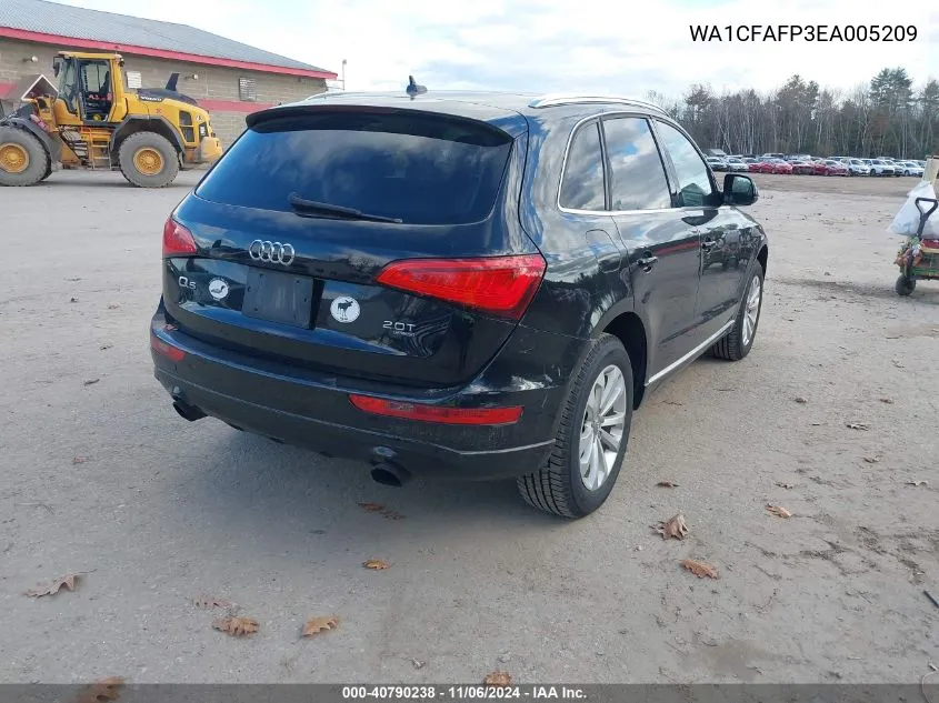 2014 Audi Q5 2.0T Premium VIN: WA1CFAFP3EA005209 Lot: 40790238